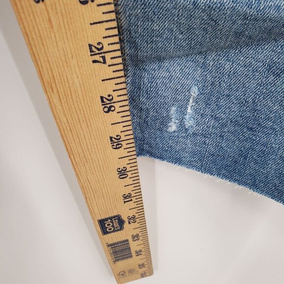 Old Navy Curvy Extra Hi Rise Sky-Hi Straight Button-Fly Jeans Womens Size 16 NWT - Picture 11 of 16
